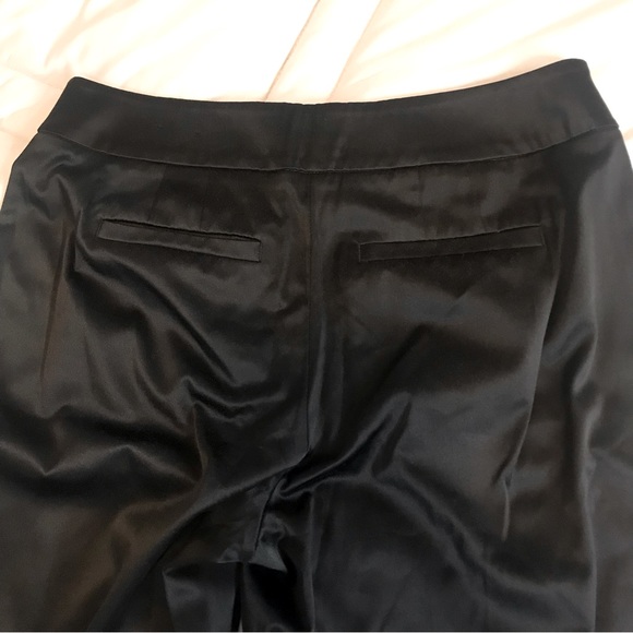 Chico’s black sateen wide leg pants. Size S. Chicos size 0. - Picture 3 of 11